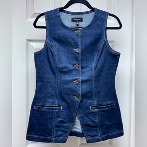 Banana Republic Women’s Denim Vest | Dark Wash | Size 6